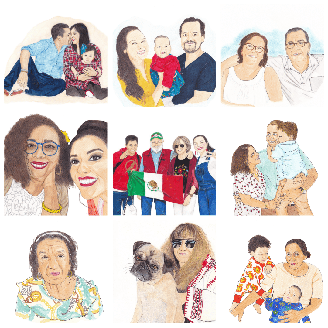 family portrait commissions